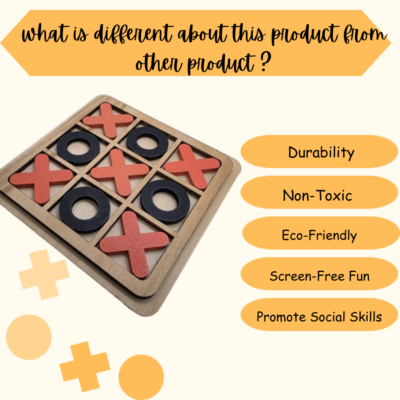 XO Wooden Board Game - Image 2