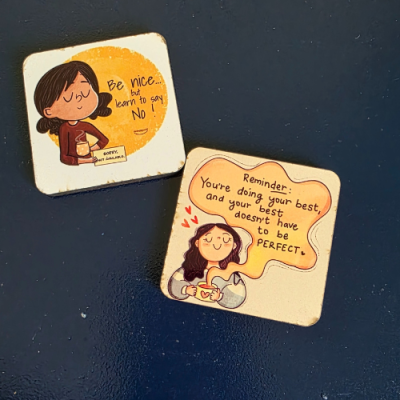 Funny And Inspirational Fridge Magnet Pack of 4 - Image 5